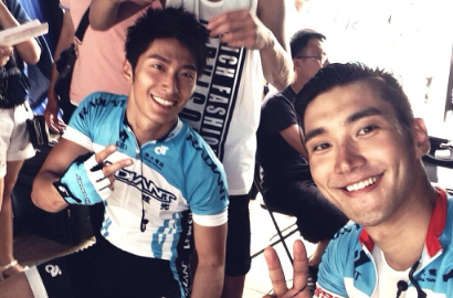 Siwon SuJu Unggah Foto Jadi Pembalap Sepeda di Film 'To the Fore'