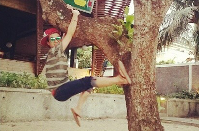 Wooyoung 2PM Pamer Nikmati Liburan di Bali