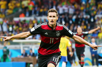 Miroslav Klose Top Skorer Piala Dunia Sepanjang Masa