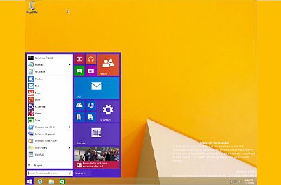 Inilah Bocoran Screenshot Menu Windows 9