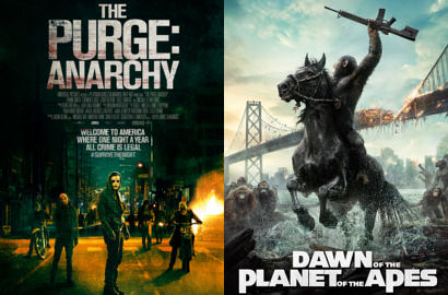 Sekuel 'The Purge' Gagal Kalahkan 'Dawn of the Planet of the Apes'