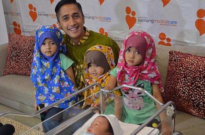 Istri Irfan Hakim Harus Dioperasi Saat Lahiran Anak Keempat