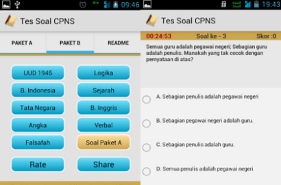 Aplikasi Tes CPNS Beredar di Google Play Store
