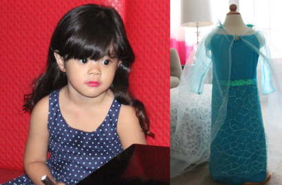Safeea Bikin Pusing Mulan Karena Minta Baju Lebaran Ala Elsa 'Frozen'