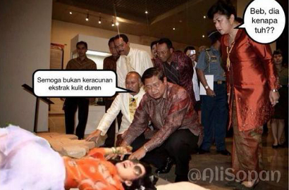 Meme 'Syahrini Tidur' Terus Beredar di Dunia Maya