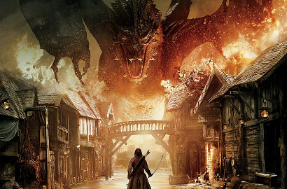 Naga Smaug Mengamuk di Poster 'The Hobbit: The Battle of the Five Armies'