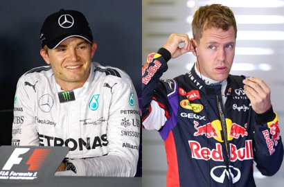 Nico Rosberg Kaget Sebastian Vettel cs Kurang Kompetitif di Sesi Latihan Bebas