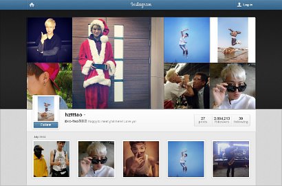 Instagram Tao EXO Capai 2 Juta Followers