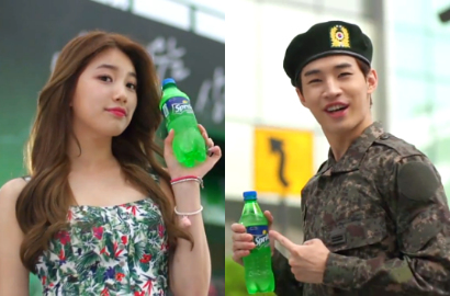 Suzy miss A Tampil Kompak Bareng Henry Super Junior-M di CF 'Sprite'