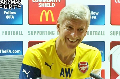 Suara Horor Ganggu Jumpa Pers Pelatih Arsenal Arsene Wenger