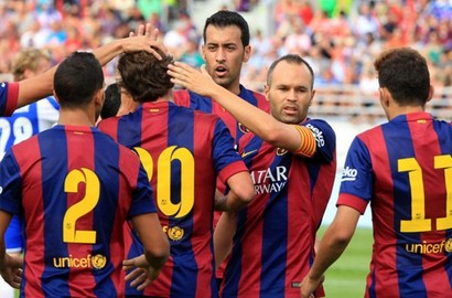 Kombinasi Pemain Senior dan Muda Bawa Barcelona Kalahkan Finlandia