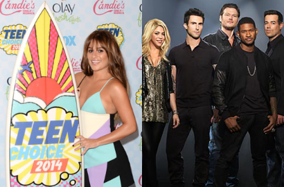 Lea Michele dan 'The Voice' Menang di Kategori TV Teen Choice 2014