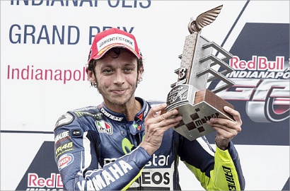 Valentino Rossi Cetak Rekor 4.000 Poin di MotoGP