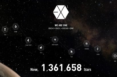 Fans Club EXO, EXO-L, Capai 1,3 Juta Anggota di Minggu Pertama