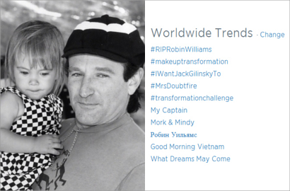 'RIPRobinWilliams' Jadi Trending Topik Dunia
