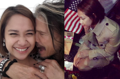 Bunga Citra Lestari Melayat Robin Williams, Dipeluk Steven Tyler