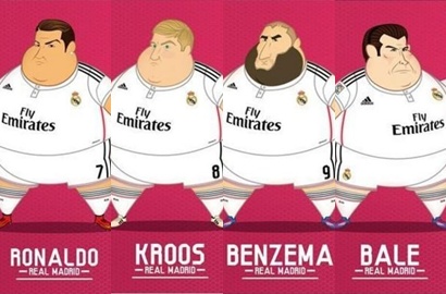 Ketika Bintang Real Madrid Terkena Obesitas