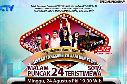 Agnes Monica, SM*SH, Geisha Cs Akan Panaskan Konser HUT SCTV