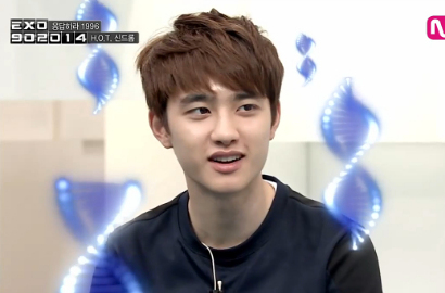 D.O. Undang Tawa Tanyakan Kalung DNA Kangta di 'EXO 90:2014'