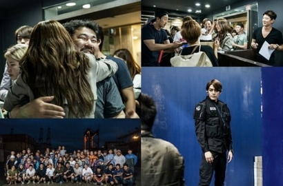 Kim Woo Bin Lompat dari Gedung Tinggi di Syuting Terakhir 'The Technicians'