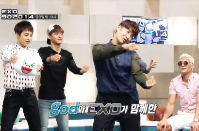 EXO Belajar Dance dari g.o.d di Preview 'EXO 90:2014'