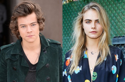 Harry One Direction Nyaris Cium Cara Delevingne di 'Tulip Fever'