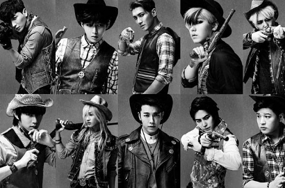Super Junior Tampil Ala Koboi di Teaser Album 'Mamacita' 1 September