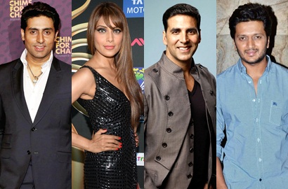 Abhishek Bachchan, Akshay Kumar Cs Penuhi 'Ice Bucket Challenge'