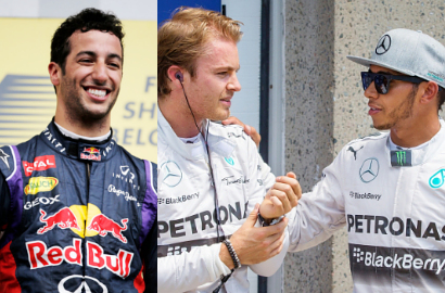 Daniel Ricciardo Juara, Rosberg dan Hamilton Tabrakan di GP Belgia