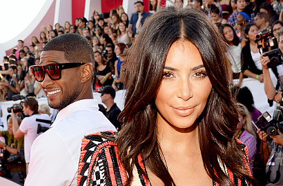 Usher Curi Pandang ke Pantat Kim Kardashian