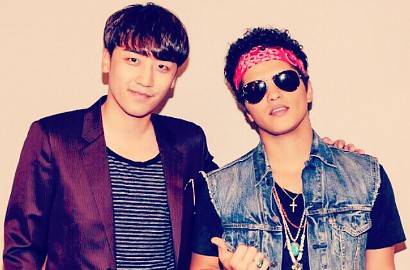 Seungri Pamer Foto Bareng Bruno Mars