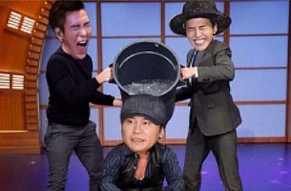 Wow, G-Dragon Tantang CEO YG, SM, JYP Entertainment untuk 'Ice Bucket'