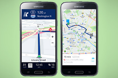 Gadget Android Samsung Kini Sajikan Layanan Peta 'Here Maps'
