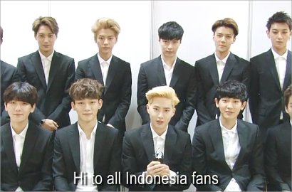 EXO Siap Hibur Fans di Video Greeting 'The Lost Planet' Jakarta