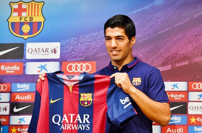 Luis Suarez Resmi Raih Gelar Pemain Termahal Musim 2014-2015