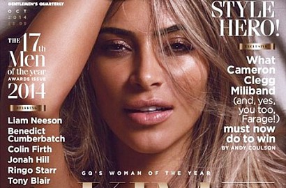 Kim Kardashian Telanjang Saat Jadi Model GQ Inggris