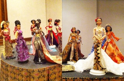 Fans Buat 25 Barbie Replika Karya Anne Avantie