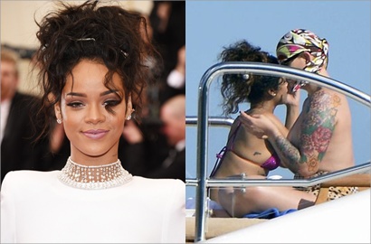 Rihanna Tertangkap Kamera Berciuman Mesra dengan Wanita
