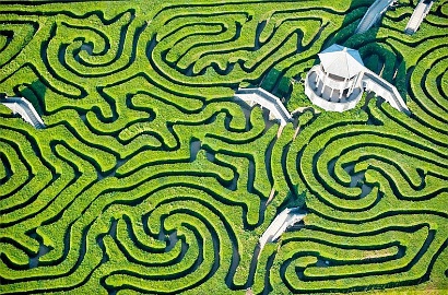 Cantiknya Taman Labirin Terpanjang dan Paling Rumit Sedunia di Inggris