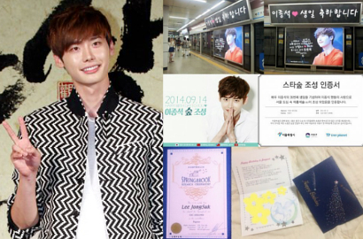 Lee Jong Suk Jadi Nama Rasi Bintang di Ultah ke-26