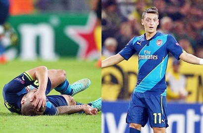 Mesut Ozil Makin Diejek Pemalas Usai Arsenal Gagal di Liga Champions