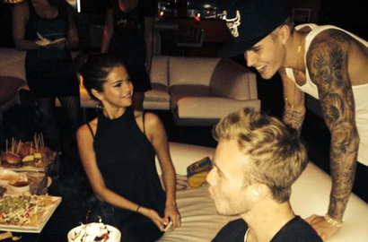 Selena Gomez dan Justin Bieber Ciuman di Ultah Teman