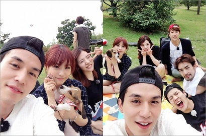 Serunya Sunny, Lee Dong Wook, Jackson Cs Syuting 'Roommate 2'