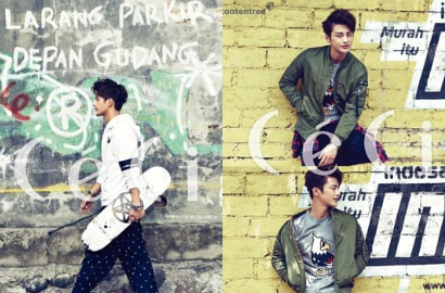 Seo In Guk 'Iklankan' Sebuah Provider Saat Pemotretan di Bali
