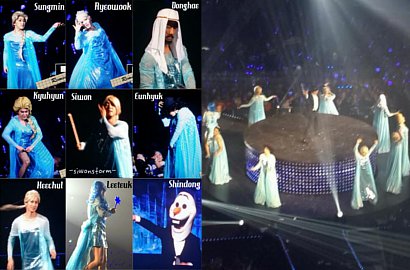Fans Heboh Super Junior Jadi Elsa 'Frozen' di 'Super Show 6'