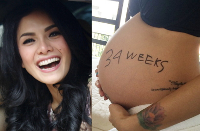 Nikita Mirzani Kembali Pamer Perut Jelang Persalinan