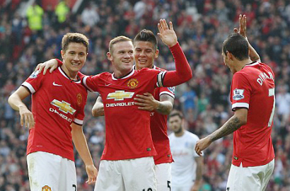 Louis van Gaal Anggap Radamel Falcao Lebih Baik dari Wayne Rooney