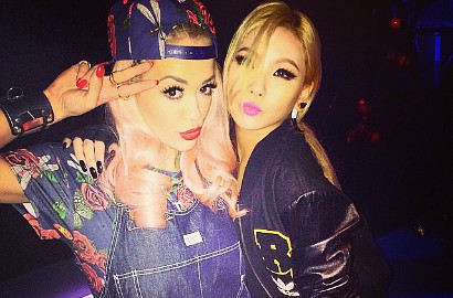 CL Pamer Foto Bareng Rita Ora di Launching Adidas