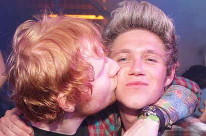 Niall Horan One Direction Dicium Ed Sheeran