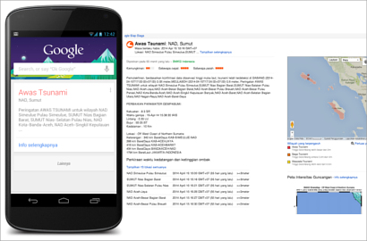 Google Rilis Fitur Peringatan Bencana Alam untuk Indonesia